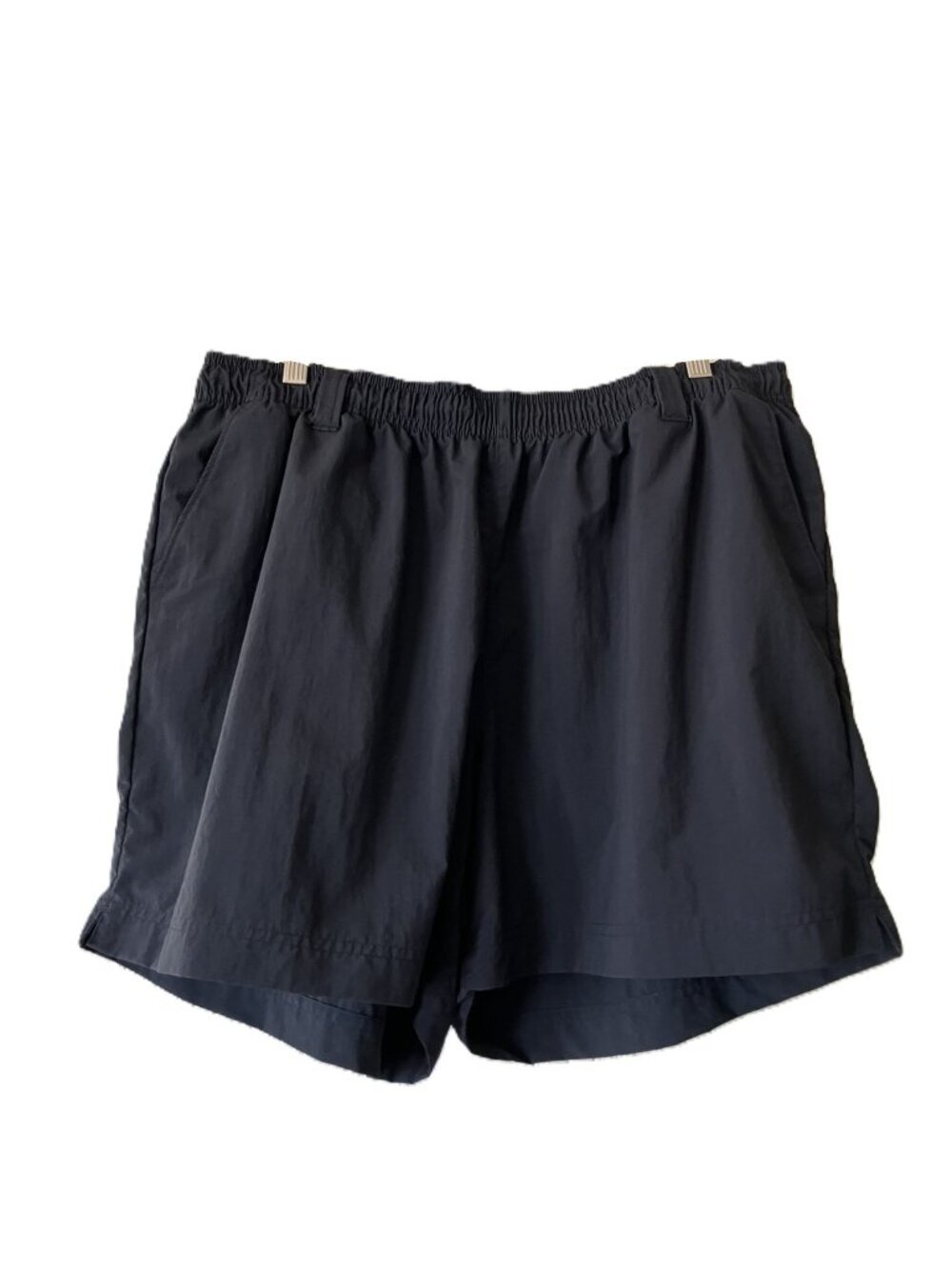 Columbia PFG Lightweight Nylon Shorts Black XL Elastic Waist Fishing Outdoor